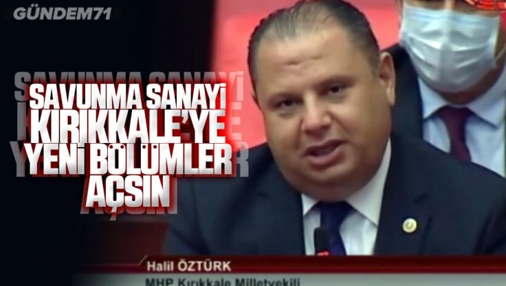 MHP’li Öztürk Yatırımcıları Silah OSB’ye Davet Etti