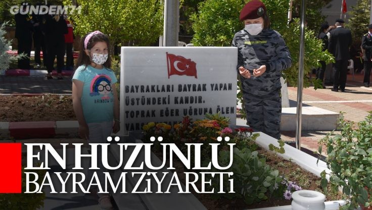 Arife Günü Kırıkkale Şehitliğinde Hüzünlü Ziyaret