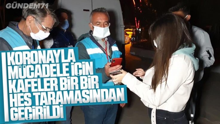 Kırıkkale’de Koronavirüsle Mücadele İçin Öğrencilerin Yoğun Olduğu Yerlerde HES Taraması Yapıldı