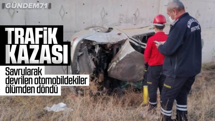 Kırıkkale’de Trafik Kazası; 1’i Ağır 2 Kişi Yaralandı