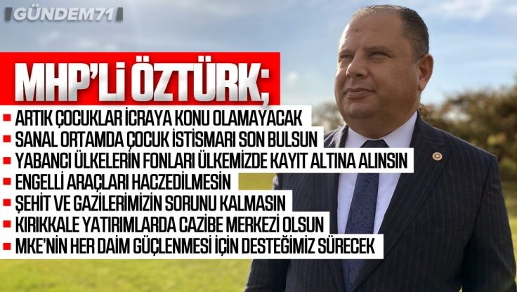 Halil Öztürk TBMM’de Gündem Yarattı