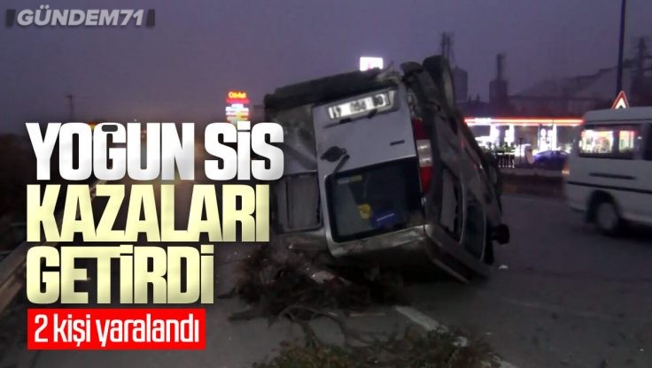 Kırıkkale’de Trafik Kazası; 2 Kişi Yaralandı