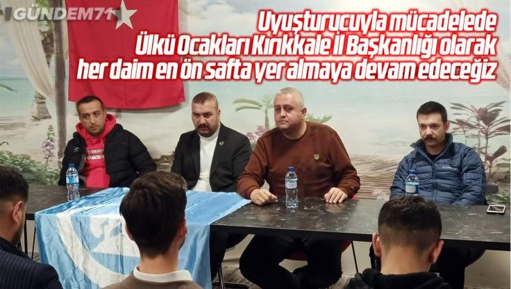 Kırıkkale Ülkü Ocaklarından Gençlere Uyuşturucuyla Mücadele Semineri