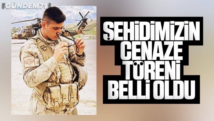 Kırıkkale’li Şehit Uzman Çavuş Ayberk Soyutemiz’in Cenaze Töreni Belli Oldu