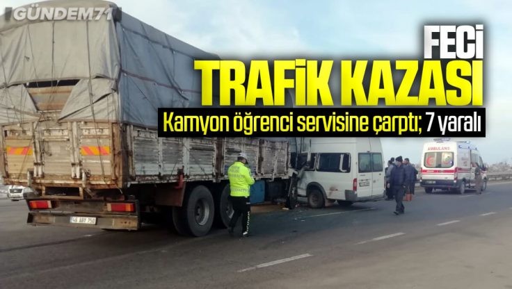 Kırıkkale’de Trafik Kazası; 7 Yaralı