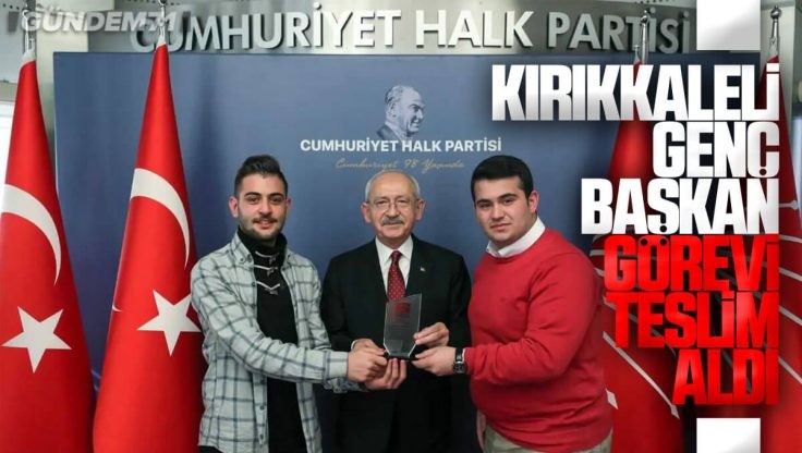 Halkçı Liseliler’in Kırıkkaleli Genel Başkanı Görevi Teslim Aldı