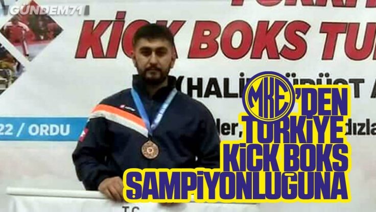 MKE Kırıkkale Mühimmat Fabrikası Personeli Türkiye Kick Boks Şampiyonu Oldu