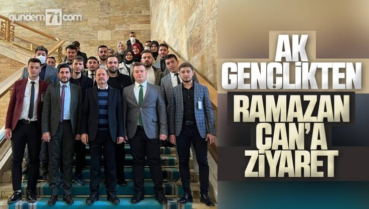 Ak Parti Kırıkkale Gençlik Kolları Ramazan Can’ı Ziyaret Etti