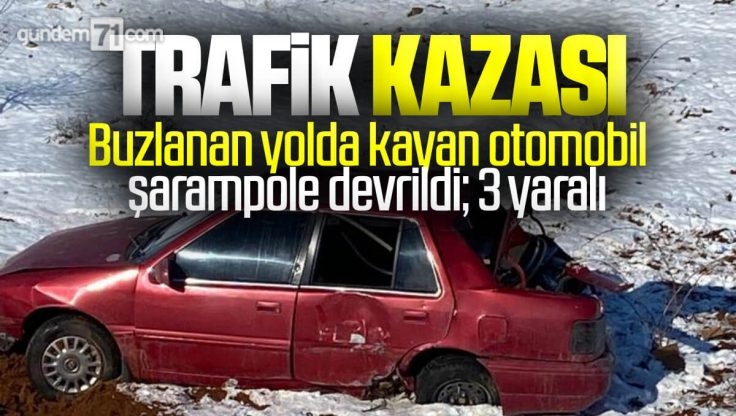 Kırıkkale’de Trafik Kazası; 3 Kişi Yaralandı