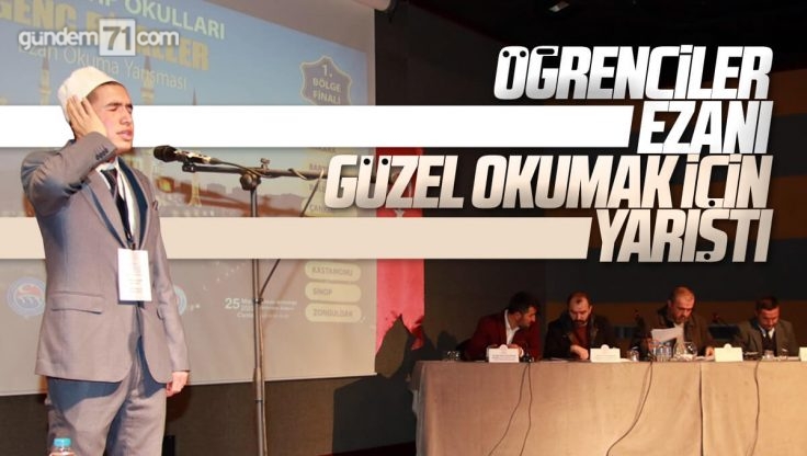 Kırıkkale’de ‘Genç Bilaller Ezan Okuma Yarışması Bölge Finali’ Yapıldı