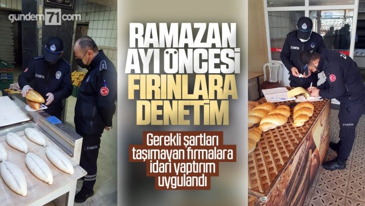 Kırıkkale Zabıtasından Fırın ve Gıda Denetimi