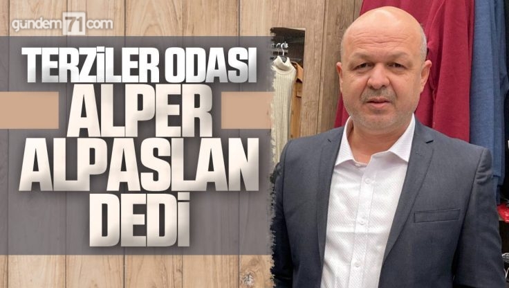 Alper Alpaslan Kırıkkale Terziler Odası Başkanı Seçildi