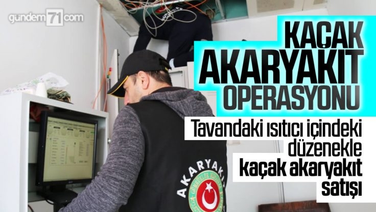 Kırıkkale’de Kaçak Akaryakıt Operasyonu