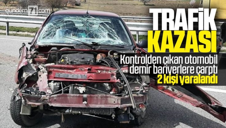 Kırıkkale’de Trafik Kazası; 2 Yaralı