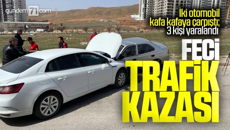 Kırıkkale’de Feci Trafik Kazası; 3 Kişi Yaralandı