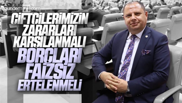 Halil Öztürk’ten TBMM’de Üç Ayrı Bakana Kırıkkale’de Aşırı Yağış Önergesi