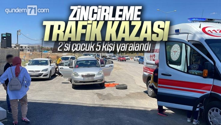 Kırıkkale’de Feci Zincirleme Trafik Kazası; 5 Yaralı