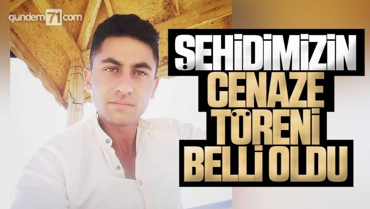 Kırıkkale’li Şehit Er Mert Otal’ın Cenaze Töreni Belli Oldu