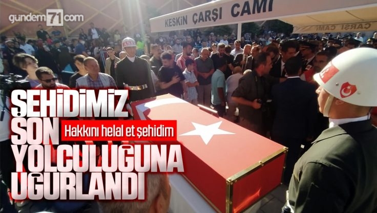 Kırıkkale’li Şehit Tankçı Sözleşmeli Er Mert Otal Son Yolcuğuna Uğurlandı