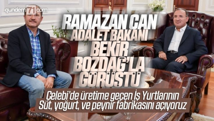 Ramazan Can Bakan Bozdağ İle Kırıkkale’deki Yatırımları Görüştü