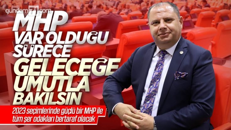 Halil Öztürk’ten TBMM’de MHP ve Cumhur İttifakı’na Dair Önemli Açıklamalar