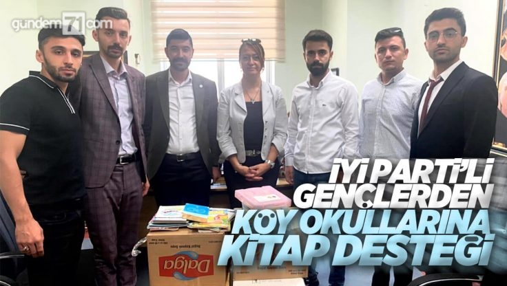 İYİ Parti Gençlik Kolları Tarafından Kırıkkale’deki Köy Okullarına Kitap Desteği