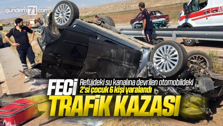 Kırıkkale’de Trafik Kazası; 2’si Çocuk 6 Kişi Yaralandı