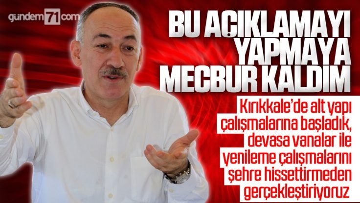 Kırıkkale Belediye Başkanı Mehmet Saygılı Gündeme Dair Açıklamalarda Bulundu