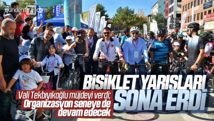 Kırıkkale’de Türkiye Bisiklet Şampiyonası 7’nci Etap Puanlı Yol Yarışları Sona Erdi