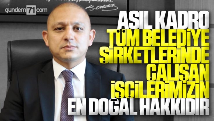 Ahmet Önal Belediye Şirketlerinde Çalışan İşçilerin Norm Kadroları Hakkında Soru Önergesi Verdi