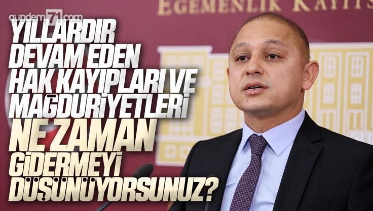 Ahmet Önal Kamuda Çalışan Sözleşmeli İşçilerin Kadroya Geçirilmesi Hakkında Soru Önergesi Verdi