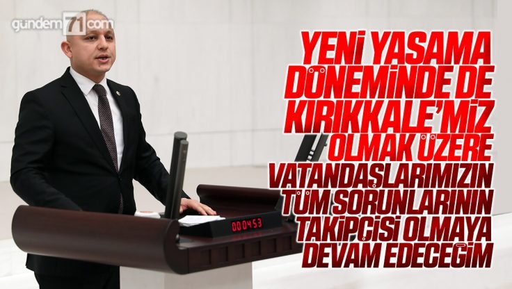 Ahmet Önal’dan Yeni Yasama Dönemi Mesajı