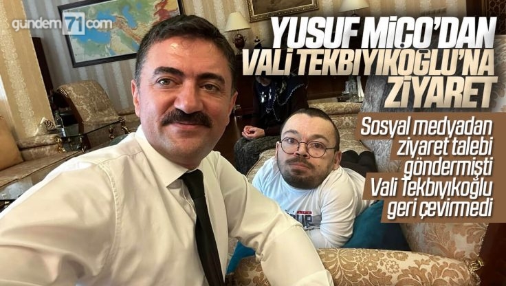 Yusuf Miço’dan Kırıkkale Valisi Bülent Tekbıyıkoğlu’na Ziyaret