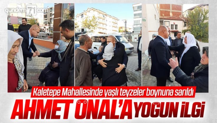 Ahmet Önal Kırıkkale’de Esnaf ve Vatandaşları Ziyaret Etti