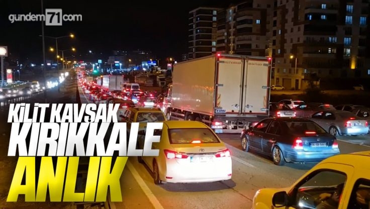 Kilit Kavşak Kırıkkale’de Karayollarında Araç Yoğunluğu