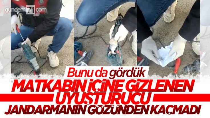 Kırıkkale’de Matkabın İçine Gizlenmiş Halde Uyuşturucu Ele Geçirildi