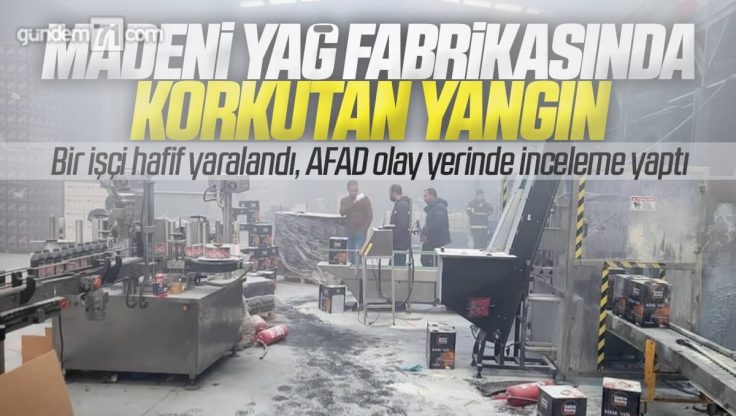 Kırıkkale’de Madeni Yağ Fabrikasında Korkutan Yangın; Çok Sayıda Ekip Sevk Edildi