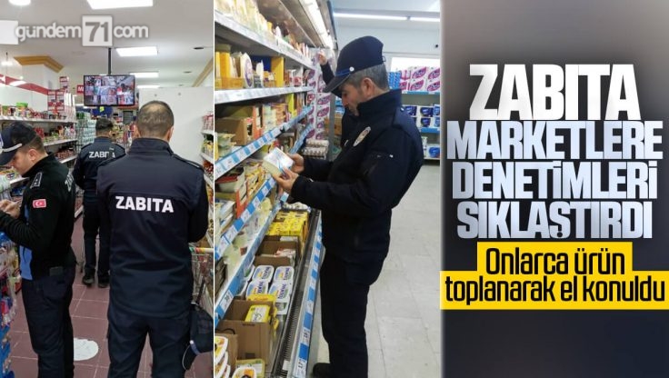 Kırıkkale Zabıtası Marketlere Denetimlerini Sıkılaştırdı