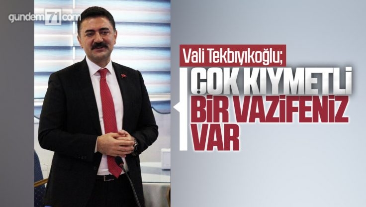 Vali Tekbıyıkoğlu 10 Ocak Çalışan Gazeteciler Gününde Kırıkkale’de Görev Yapan Gazetecilerle Buluştu