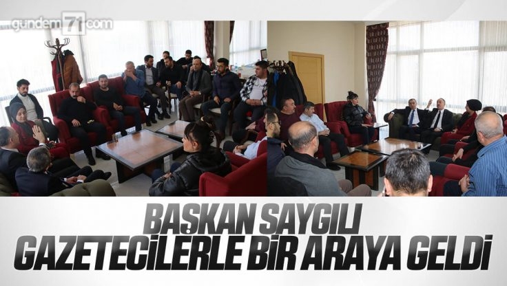 Kırıkkale Belediye Başkanı Mehmet Saygılı Gazetecilerle Bir Araya Geldi