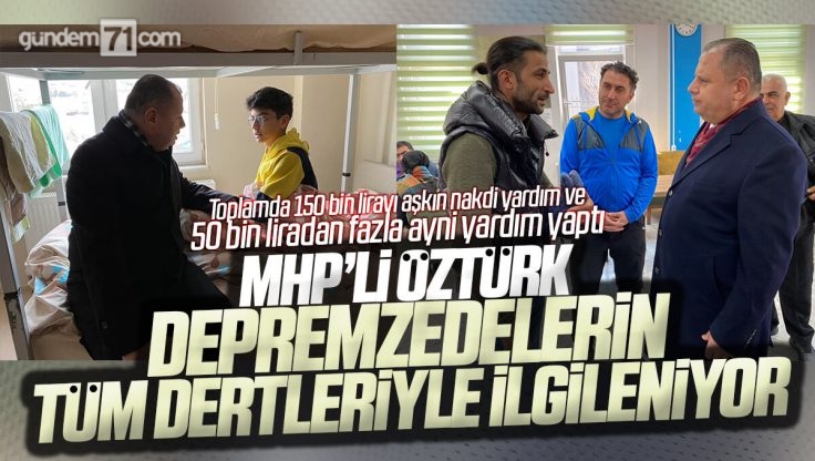 Halil Öztürk Kırıkkale’de Depremzedelerin Dertleriyle İlgileniyor