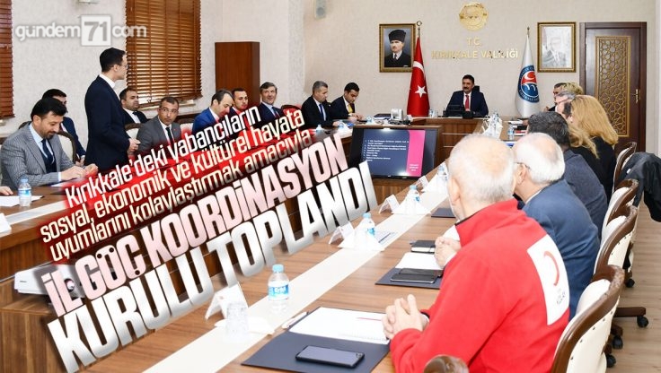 Kırıkkale Valiliği İl Göç Koordinasyon Kurulu Toplantısı Yapıldı