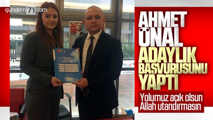 Ahmet Önal Kırıkkale Milletvekili Aday Adaylığı İçin Başvurusunu Yaptı