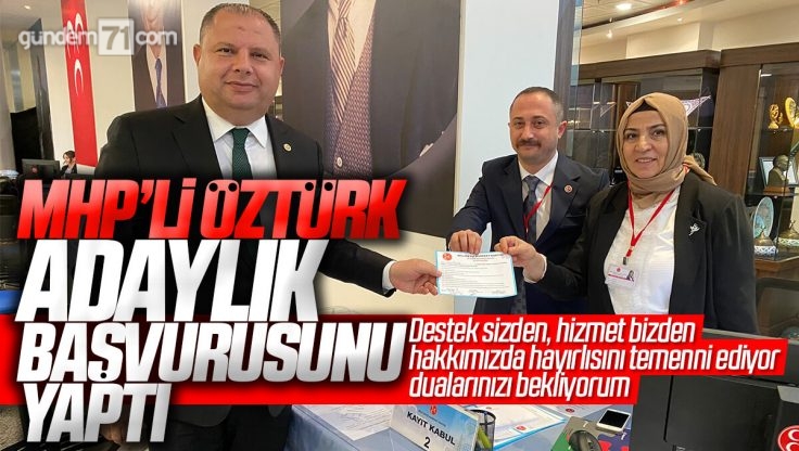 Halil Öztürk Kırıkkale Milletvekili Adaylığı İçin Başvurusunu Yaptı