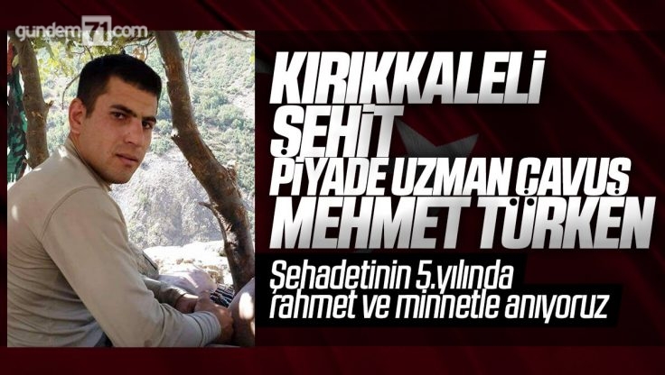 Kırıkkale’li Şehit Piyade Uzman Çavuş Mehmet Türken Dualarla Anıldı