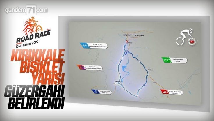 Kırıkkale Uluslararası Road Race 2.2 Bisiklet Yarışları 2023 Güzergahı Belirlendi