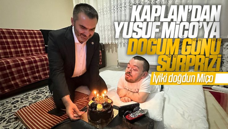 Mustafa Kaplan’dan Yusuf Miço’ya Doğum Günü Sürprizi