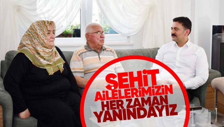 Kırıkkale Valisi Bülent Tekbıyıkoğlu; ‘Şehit Ailelerimizin Her Zaman Yanındayız’