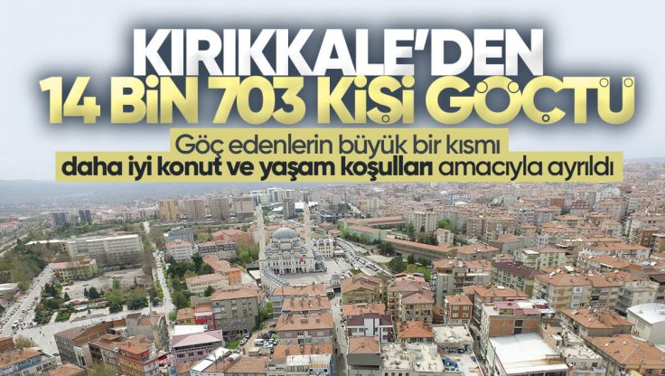 TÜİK Açıkladı: Kırıkkale’den 14 Bin 703 Kişi Göç Etti