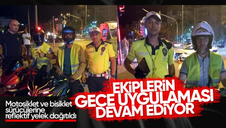 Kırıkkale’de Motosiklet ve Bisiklet Sürücülerine Reflektif Yelek Dağıtıldı